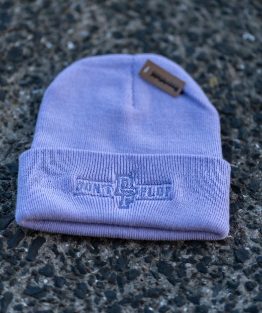 Beanie - Lavender w/ Lavender