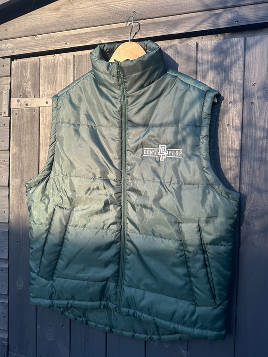 Embroidered Gilet - Green