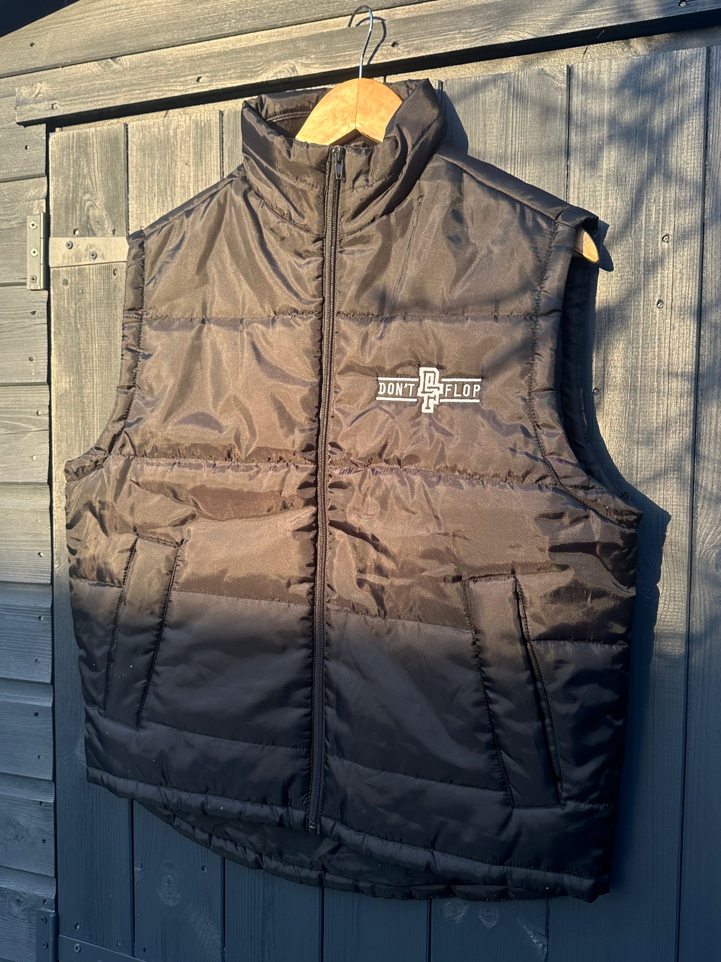 Embroidered Gilet - Black